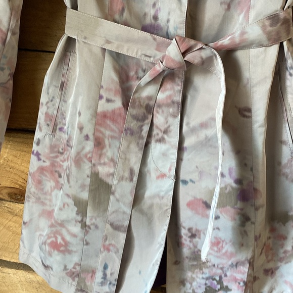 American Glamour trench coat medium multi color gray - Picture 3 of 7